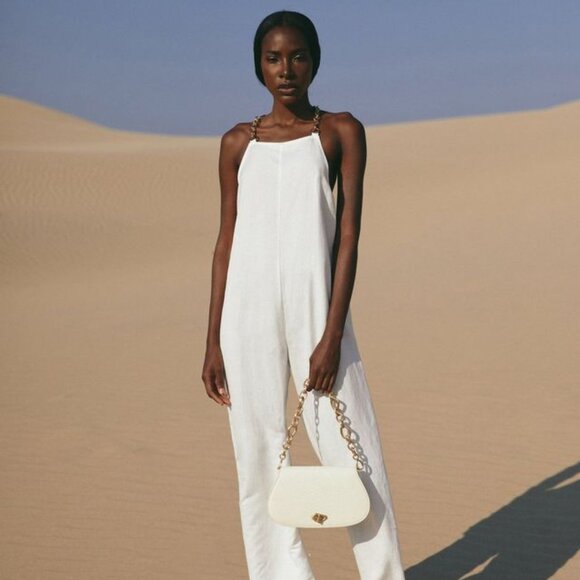 Cult Gaia MYLA JUMPSUIT - OFF WHITE